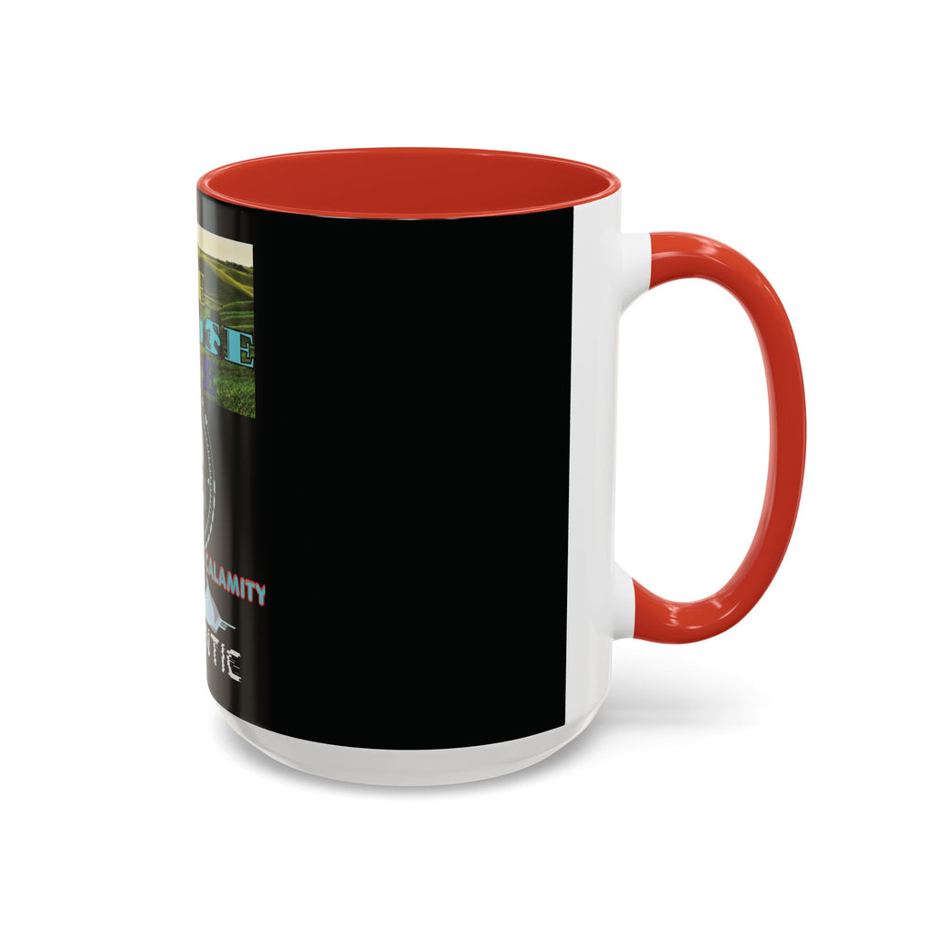 We Choose Life Accent Coffee Mug — Sci‑Fi Robot Design, Authentic CalamityVirtual Theme (11/15oz)
