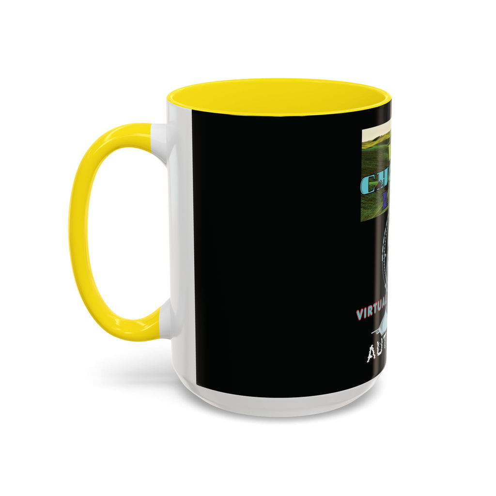 We Choose Life Accent Coffee Mug — Sci‑Fi Robot Design, Authentic CalamityVirtual Theme (11/15oz)