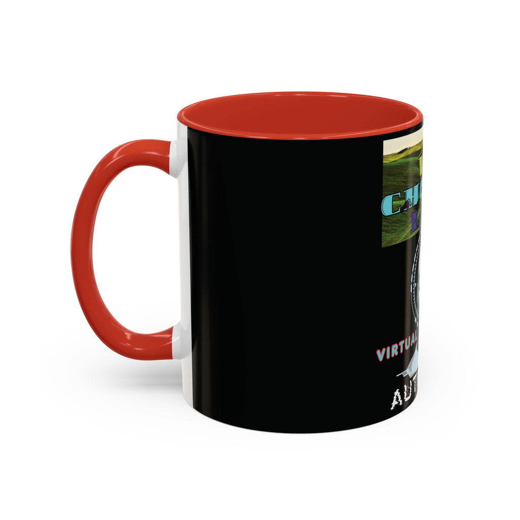 We Choose Life Accent Coffee Mug — Sci‑Fi Robot Design, Authentic CalamityVirtual Theme (11/15oz)