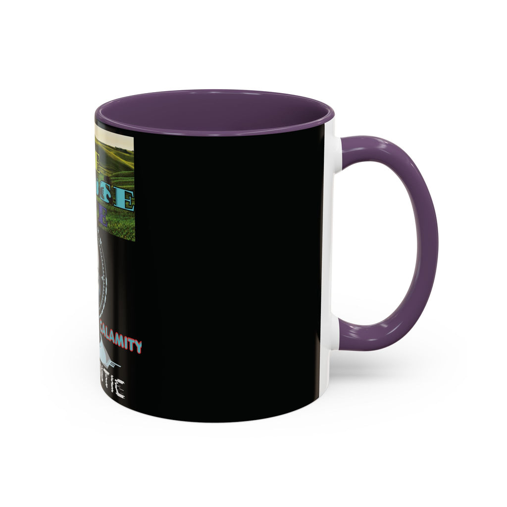 We Choose Life Accent Coffee Mug — Sci‑Fi Robot Design, Authentic CalamityVirtual Theme (11/15oz)