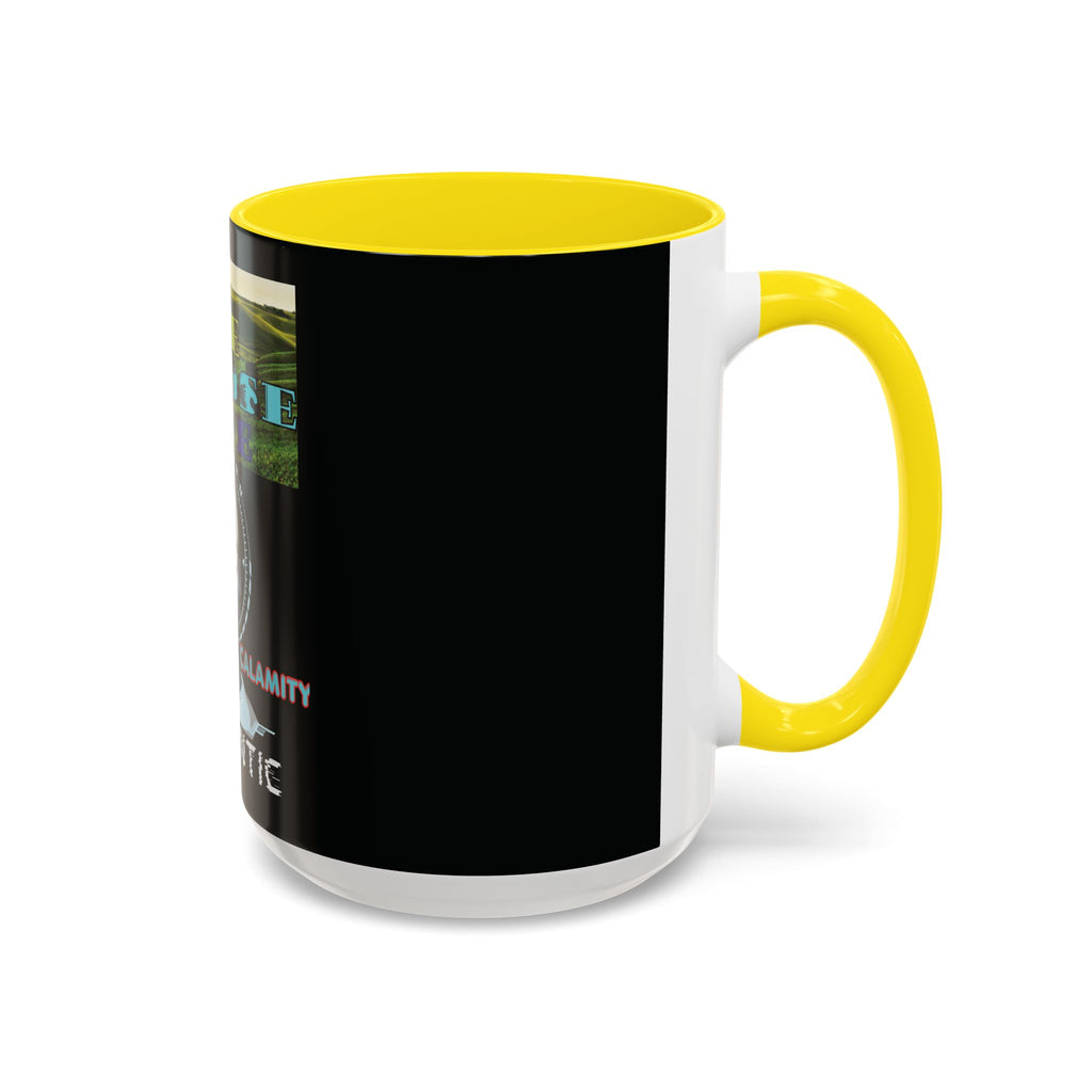 We Choose Life Accent Coffee Mug — Sci‑Fi Robot Design, Authentic CalamityVirtual Theme (11/15oz)