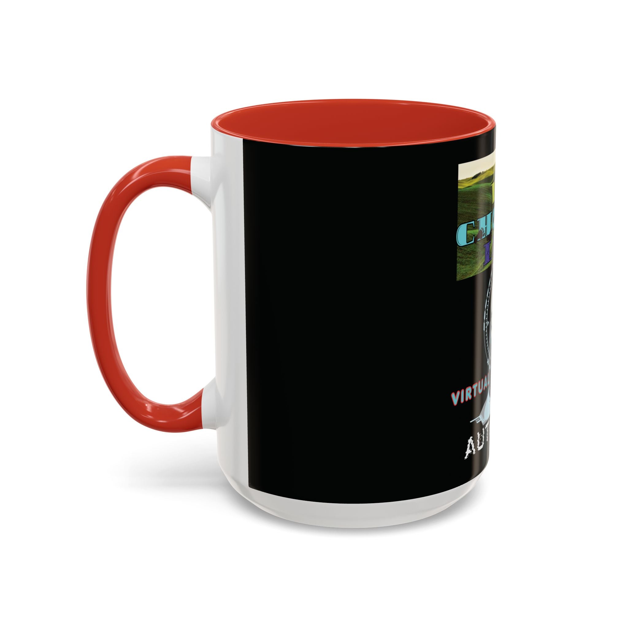We Choose Life Accent Coffee Mug — Sci‑Fi Robot Design, Authentic CalamityVirtual Theme (11/15oz)
