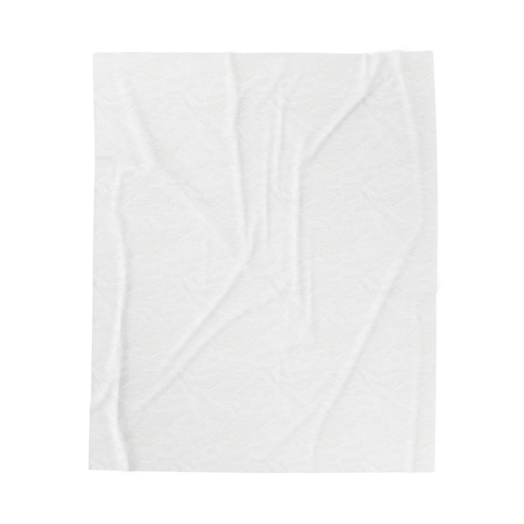 Plush Blanket — "Breathe Dog" Stress Relief Dog Print Velveteen Throw