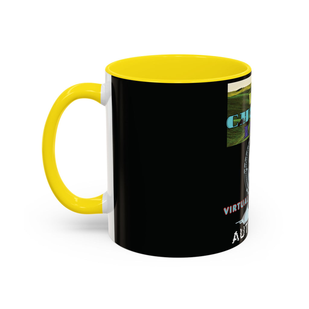 We Choose Life Accent Coffee Mug — Sci‑Fi Robot Design, Authentic CalamityVirtual Theme (11/15oz)