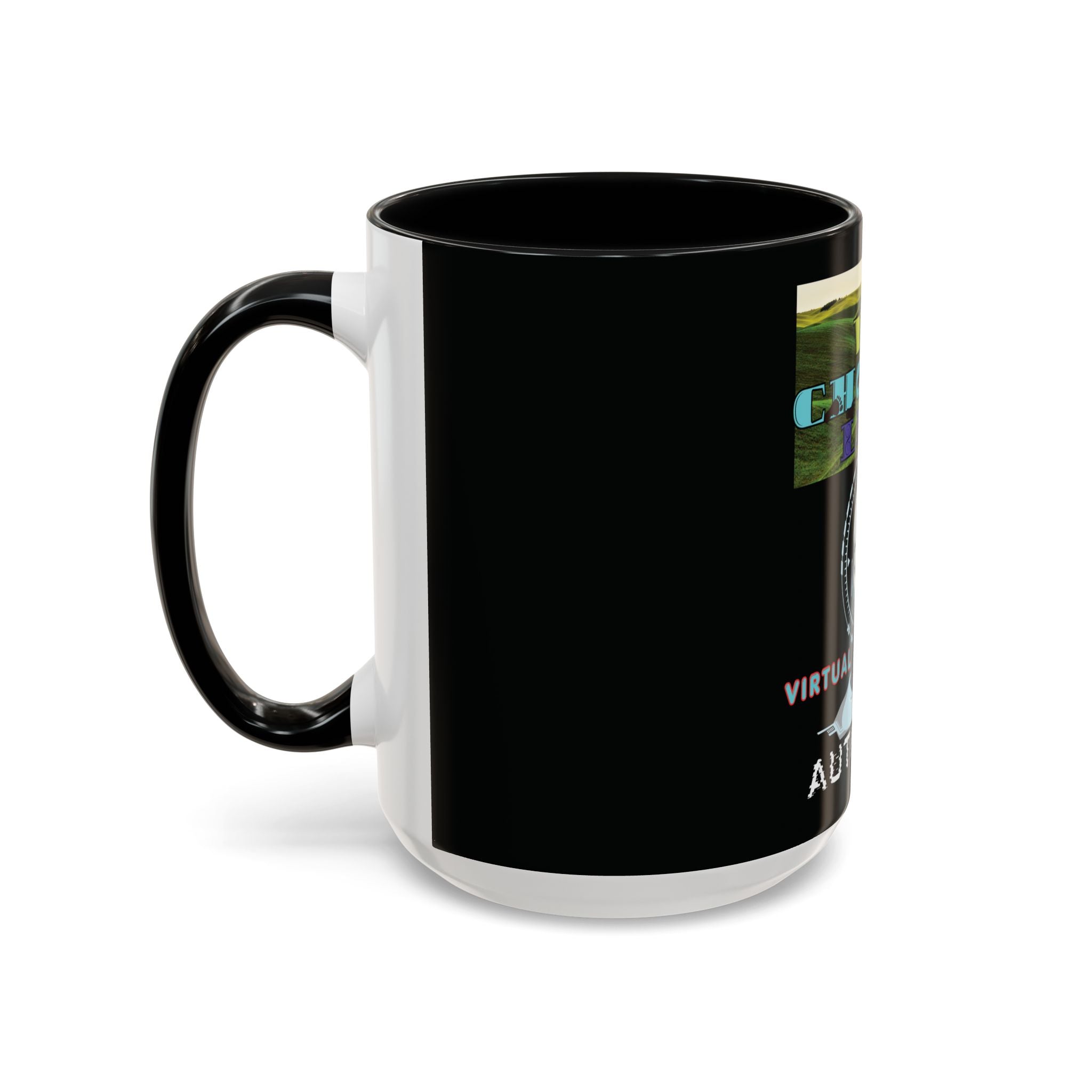 We Choose Life Accent Coffee Mug — Sci‑Fi Robot Design, Authentic CalamityVirtual Theme (11/15oz)