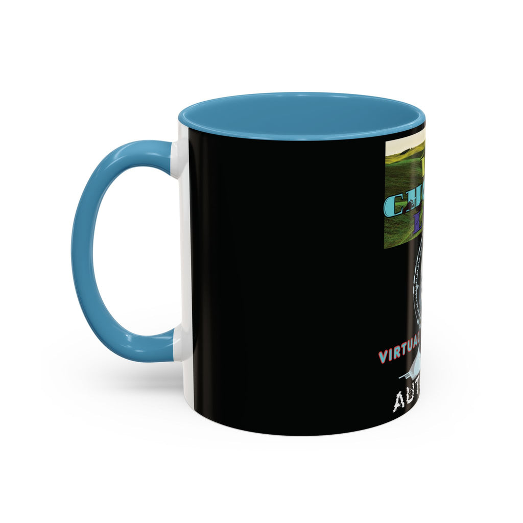 We Choose Life Accent Coffee Mug — Sci‑Fi Robot Design, Authentic CalamityVirtual Theme (11/15oz)