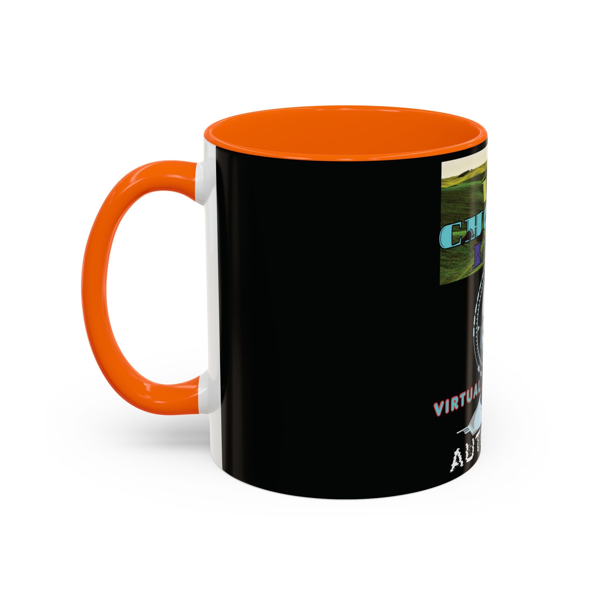 We Choose Life Accent Coffee Mug — Sci‑Fi Robot Design, Authentic CalamityVirtual Theme (11/15oz)